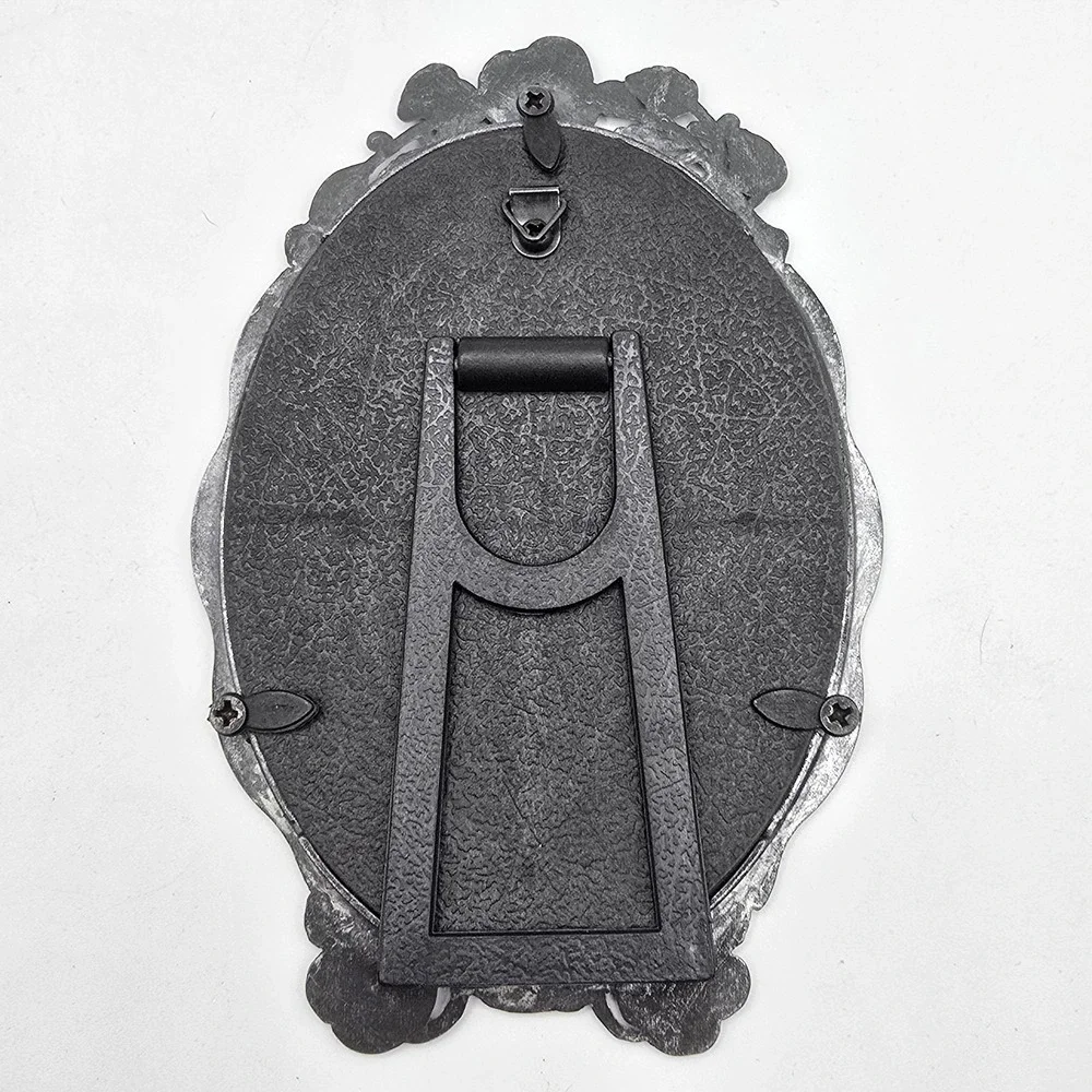 Vtg Ornate Metal Floral Photo Picture Frame Free‎ Standing